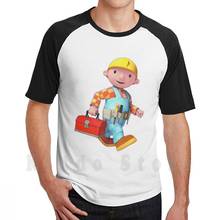 Bob The Builder T Shirt Print For Men Cotton New Cool Tee Bob The Builder Tvshow Pbs Fun Adventure Hat Builder Ceebeebies Cbbc 2024 - buy cheap