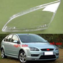 Headlight Cover Transparent Lampshade Mask Hardened Headlight Cover Glass Lens For Ford Focus 2005 2006 2007 2008 2024 - buy cheap