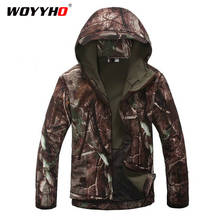 Winter Military Tactical Hiking Jacket Man Thermal Army Camouflage Waterproof Outdoor Hunting Coat Hooded Softshell Outerwear 2024 - buy cheap