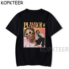 Camiseta masculina david ondulador com estampa, estilo coreano, estilo hip hop e rappers, moda casual 2024 - compre barato
