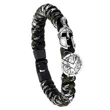 Новый Модный популярный мужской браслет Спарта воин для кемпинга на открытом воздухе для выживания ручной работы нейлоновые браслеты с веревкой женские браслеты Pulseira 2024 - купить недорого
