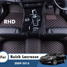Alfombrillas de coche RHD para Buick Lacrosse 2015, 2014, 2013, 2012, 2011, 2010, 2009, almohadillas personalizadas para los pies, accesorios para Interior del coche 2024 - compra barato