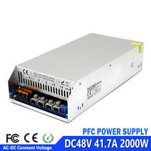 Universal 48V DC Power Supply Switch 41.7A 2000W Driver Transformer 110V 220V AC To DC 48V PFC SMPS for Lighting Motor Stepper 2024 - buy cheap