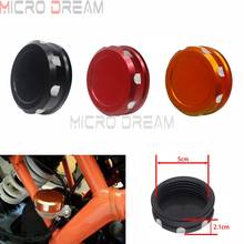 Universal Motocross Dirt Bike Modified Rear Brake Reservoir Cover for Kawasaki Honda Suzuki Ducati Motorcycle Oil Fluid Cap 2024 - buy cheap