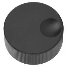 32x13mm botão de controle de volume preto fosco botão de alumínio sólido fosco para potenciômetro de 6mm. 2024 - compre barato