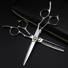 professional Japan 440c 6 '' Bearing hair scissors beauty haircut thinning barber makas hair cutting shears hairdresser scissors 2024 - buy cheap