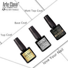 Arte Clavo-esmalte de Gel UV de secado rápido, Base y capa superior mate, sin necesidad de limpiar, manicura artística, 10ml 2024 - compra barato