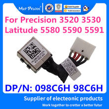 new DC-IN DC Power Jack Cable For Dell Latitude 5580 5590 5591 E5580 E5590 E5591 Precision 3520 3530 M3520 M3530 098C6H 98C6H 2024 - buy cheap