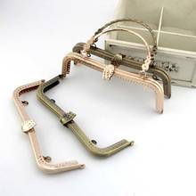 Bag Part Coin Purse Locker Pattern Rope Strap Purse Handle China Factory Supply Metal Purse Frame Handle Sewing Purse Handle 2024 - buy cheap