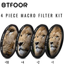 BTFOOR Macro Close Up Filter 49 52 55 58 67 72 77 82 Mm for Camera Canon Lens Eos M50 6d 600d Nikon D3200 D3500 D5600 Sony A6000 2024 - buy cheap