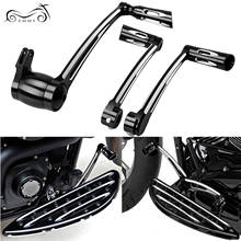 Peças para motocicleta harley touring, alavanca de mudança de marcha com pinos, freio e braço, para flhx, flht 2008-2013 2024 - compre barato