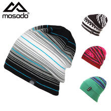 Mosodo брендовые уличные осенне-зимние занятий сноубордом, лыжами вязанная теплая шапка, женские шапки шерстяной берет красивые шапочки шапки для мужские и женские часы 2024 - купить недорого