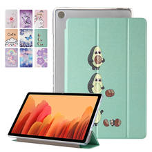 Slim Folding Case Coque for Galaxy Tab A7 Case 10.4 inch 2020 Soft TPU Back Cover Shell Funda for Tablet Samsung Galaxy Tab A7 2024 - buy cheap