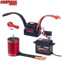 Surpass hobby-motor sem escova para carro 1/10 rc, à prova d'água, f43540, 70kv, 3930kv, 3300kv, 3000kv, esc 6kg, engrenagem de metal digital 2024 - compre barato