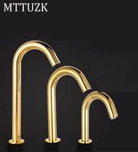 MTTUZK Deck Mounted Stainless Steel Plating gold Automatic Sensor Faucet Bathroom Basin Touchless infrared Faucet Hot Cold Taps 2024 - buy cheap