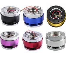 Universal 6 Hole Steering Wheel Snap off Hub Adapter Auto Quick Release Aluminum Alloy Refit Device Kit 2024 - buy cheap