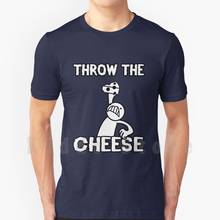 Throw The Cheese T Shirt Print For Men Cotton New Cool Tee Asdf Cartoon Animation Attack Asdfmovie Cheese The Cheese Attack 2024 - buy cheap