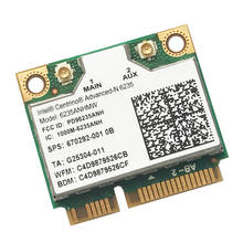 Беспроводная lan-карта для ноутбука Intel Centrino Advanced-N 6235 6235ANHMW 300 Мбит/с Wi-Fi-карта Bluetooth 4,0 Half MINI PCIe 2024 - купить недорого