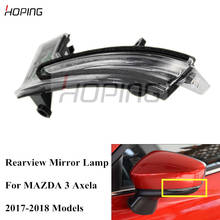 Hoping Car LED Rearview Mirror Repeater Indicator Light For MAZDA Axela 3 BM BN 2017 2018 Rearview Side  Mirror Turn Signal Lamp 2024 - buy cheap