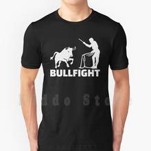 Футболка Bullfight «сделай сам» большого размера из 100% хлопка, Спортивная футболка Bullfight Bulls с животными, Torero Matador, Испания Bullfighting Corrida 2024 - купить недорого