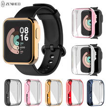 Plating TPU Protector Case Cover For Xiaomi Mi Watch Lite Full Screen Protective Shell Bumper for Redmi Watch Case 2024 - buy cheap