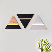 Modern Personality LED Wall Lamp Creative Living Room Dining Lighting Decoration Bedroom Bedside Lamp Triangle Wall Light 2024 - buy cheap