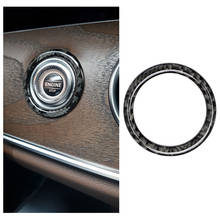 Автомобильный ключ старт/стоп внутренняя отделка для Benz CE класса W205 GLC нажатием одной кнопки Пуск декоративное кольцо из углеродного волокна декоративное кольцо 2024 - купить недорого