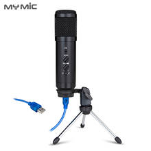 My Mic-condensador de reverberación para estudio de grabación, micrófono USB con soporte de trípode para ordenador, BM200U 2024 - compra barato