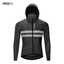 WOSAWE Ultralight Reflective Cycling Jersey Windbreaker Water repellent Windproof Jacket Quick Dry MTB Road Bike Bicycle Jacket 2024 - buy cheap