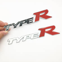 3D Car Styling Sticker Metal TYPER Logo Emblem Rear Tailgate Badge for Honda CIVIC Type R For Civic XR-V HR-V Accord Accessories 2024 - buy cheap