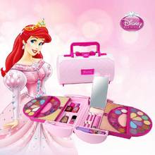 Disney Princess Kids Professional Cosmetics Toy Baby Girls Games Beauty Fashion Pretend Play Children Makeup Toys Beauty Tote 2024 - buy cheap