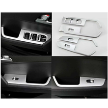 Reposabrazos de puerta interior para coche, cubierta de interruptor de ventana, decoración, Panel de Control, accesorios para Hyundai Ix25 Creta, cromo, 2015-2019 2024 - compra barato