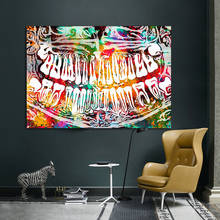 Colorful Tooth Laugh Dental Art Dentist Canvas Painting Modern Art Wall Picture For Medical Education Office Home Decor 2024 - buy cheap