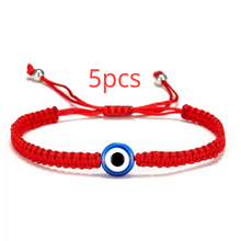 Turkish Evil Eye Hand Braided Red Thread String Bracelet Women Men Charm Lucky Rope Adjustable Bracelet Friendship JewelryGifts 2024 - buy cheap