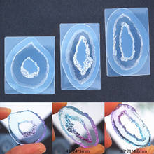 Pedras de quartzo de cristal cluster joia de resina molde de silicone joia pingente decoração artesanato 2024 - compre barato