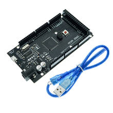 Placa de desarrollo MEGA2560 MEGA 2560 R3 (ATmega2560-16AU CH340G) con Cable USB para Arduino 2024 - compra barato