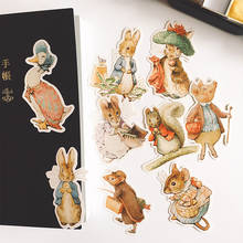 Vintage Bunny Sticker DIY Scrapbooking Bottom Collage Phone Computer Diary Gift Sealing Decoration Sticker 2024 - buy cheap