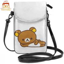 Rilakkuma Shoulder Bag Copy Copy Of Rilakkuma Leather Bag Trending Print Women Bags Women Multi Pocket Student Crossbody Purse 2024 - buy cheap