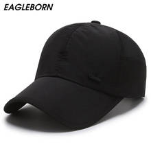 Sombrero de poliéster transpirable para hombre, gorra de béisbol de malla, Color sólido y ligero 2024 - compra barato