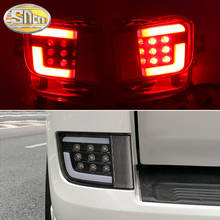 2-em-1 funções led refletor lâmpada de nevoeiro traseira luz de freio para toyota land cruiser 200 lc200 2016 - 2020 2024 - compre barato