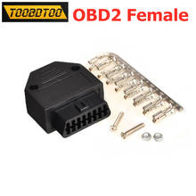 OBD2 16Pin Connector Female OBD Plug Shell Accessories OBD2 Female Adapter With Enclosure OBD2 Connector Car Diagnostic Tool 2024 - buy cheap