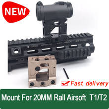 Magorui Tactics Scope Riser Mount UN Universal Heightening Bracket Red Dot Sight Mount for 20mm rail Airsoft T1 / T2 TARGET TR02 2024 - buy cheap