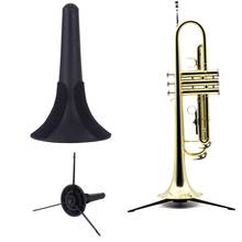 Válvula de suporte de trompete, kit de manutenção de trompetes, escova de cobra, trompete, 1 par de luvas, instrumento musical, ferramentas de limpeza 2024 - compre barato