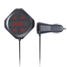 Q7S Bluetooth Hands-Free Car Kit FM Transmitter Audio Music MP3/WMA Player Dual USB Car Charger 2024 - buy cheap