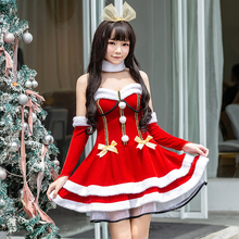 Miss Claus Dress Suit Women Christmas Fancy Party Dress Sexy Santa Outfits Hoodie Santa Claus Sweetie Cosplay Costumes 2024 - buy cheap