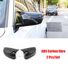 Cubierta de espejo retrovisor de coche, pegatina embellecedora de fibra de carbono ABS para puerta lateral de BMW Serie 3 G20 2019 2020, accesorios de estilismo, 2 uds. 2024 - compra barato