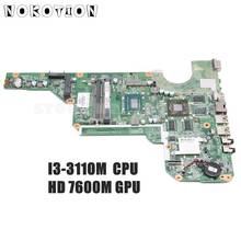 NOKOTITON 710874-001 DA0R33MB6A0 For HP Pavilion G4 G4-2000 G6 G6-2000 G7 G7-2000 Laptop Motherboard I3-3110M CPU HD7600M DDR3 2024 - buy cheap