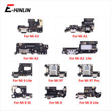 USB Charging Charger Dock Port Board With Mic Flex Cable For XiaoMi Mi 9T Pro 9 8 SE A3 A1 A2 Lite 2024 - buy cheap