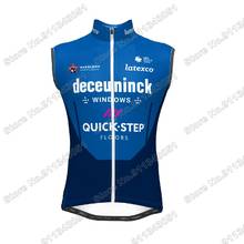 2021 Quick Step Cycling Vest Windproof Blue Wind Vest MTB Road Sleeveless Cycling Jerseys windstopper Gilet Cyclisme Maillot 2024 - buy cheap