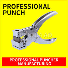 Manual Punch Hanging Card Punch Chrome All Metal Puncher 099 Manual Punch PVC, Paper, Adhesive Paper Punching Machine 1PC 2024 - buy cheap